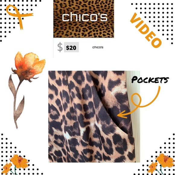 CHICO’s Animal Print Dress - Picture 4 of 6